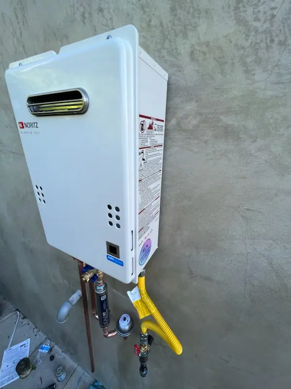 Tankless water heater installation for Woodhaven homes